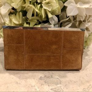 Banana Republic Suede Clutch
